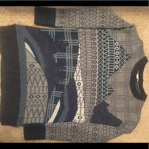 Women’s Woolrich sweater Sz Sm, Geometric Mountain